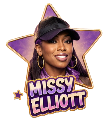 Missy Elliott star badge